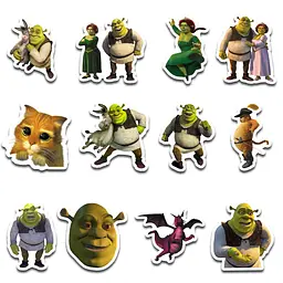 Стікерпак GeekLand Shrek 45 штук (SP SR 01) - мініатюра 2