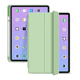 Чохол-книжка BeCover Tri Fold Soft TPU з кріпленням Apple Pencil для Apple iPad Air 4/5 2020/2022 10.9" Green (711107) - мініатюра 7