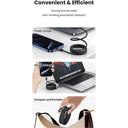 Кабель Usams US-SJ704 Rui Magnetic USB-C to USB-C 60W 1m Tarnish (SJ704USB01) [153983] - мініатюра 7