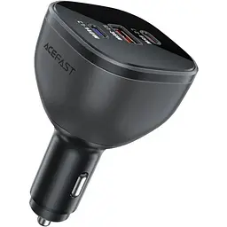Автомобільний зарядний пристрій Acefast B14 165W (2*USB-C+USB-A) 3-port car charger Black (6974316282938)
