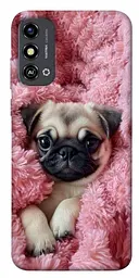 TPU чохол Demsky Мопс у ніжностях для ZTE Blade A53