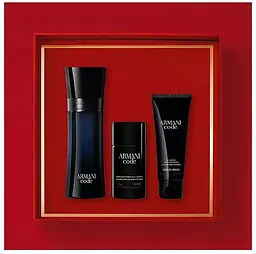 Подарунковий набір Giorgio Armani Armani Code Gift Set: Туалетна вода 125 мл + Дезодорант-стік 75 мл + Гель для душу 75 мл (918542) - мініатюра 2