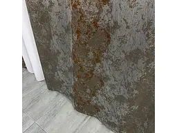 Жакардові мармурові штори сіро-бронзового кольору 2шт. 150х270 з білим шифоновим тюлем 400х270, на т ALBO pbe0052754 - мініатюра 6