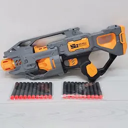 Бластер Автомат "Blaze Storm" з М'якими Патронами 20 штук на Батарейках - мініатюра 9