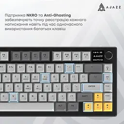 Клавіатура Ajazz AF82 (AF82-GWO) - мініатюра 10