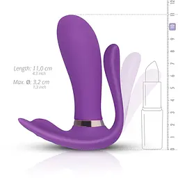 Вібратор Teazers Purple Pleaser, 11 см (фіолетовий) - мініатюра 10