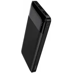 Зовнішня мобільна батарея Hoco J72 Easy Travel 10000 mAh чорна 6931474738370 - мініатюра 2
