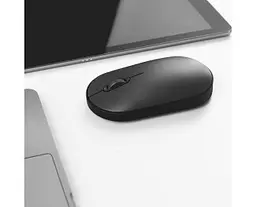 Миша бездротова XiaomiMiiiW Air Dual Mode Wireless Mouse Silent Edition (MWWHM01) Black - мініатюра 3