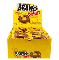 Кекс Ani Brawo Donut банановий в глазурі 50 г (903281) - мініатюра 2