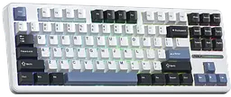 Клавіатура бездротова Aula F87 Gasket Greywood V3 Switch RGB White (6948391208602) - мініатюра 2