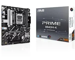 Материнська плата ASUS PRIME B840M-K (PRIME B840M-K) (Socket AM5, AMD B840, Micro-ATX) - мініатюра 7