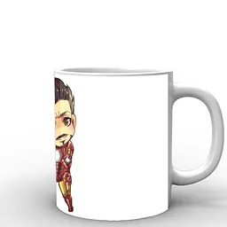 Кухоль GeekLand Залізна Людина Iron Man аніме IM.02.031 330 мл білий - мініатюра 3