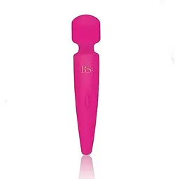 Вібромасажер Rianne S Bella Mini Wand Rose 10 режимів медичний силікон подарункова упаковка - мініатюра 8