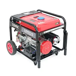 Генератор бензиновий COVAX XL8500CV-E2, 6.0kW, однофазний 220V, 50Hz, DC12V, 15HP, Electric Starter, tank 25L, 690x535x555mm - мініатюра 2