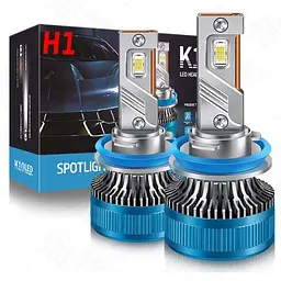 LED лампи автомобільні K10 H1 70W (11600lm 6000K EMC-Драйвер IP68 DC9-24V)