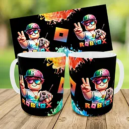 Набір: дитяча сумка-бананка+кружка Роблокс «Roblox» 32х15см, бананка для хлопчика через плече на подарунок (00952) - мініатюра 3