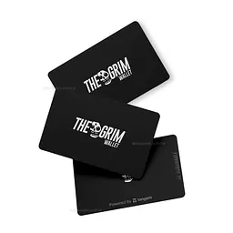 КриптогаманецьTangem 2.0 The Grim Wallet набір з 3 карт Чорний/Black (TG-GRIM) - мініатюра 3