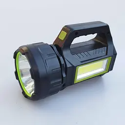 Ліхтар із сонячною панеллю HEL-T95 (LM+COB білий + червоний) + Powerbank + microUSB + (3+4 режими) - мініатюра 6