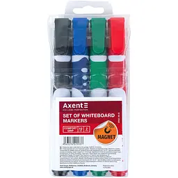 Маркер Axent Whiteboard Comfort Grip 2552-A 2 мм 4 шт. (2552-40-A) - мініатюра 2