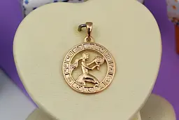 Кулон зодіак Xuping Jewelry діва 2 см золотистий