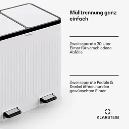 Бак для сміття Klarstein Grama 40 (10045368) - мініатюра 4