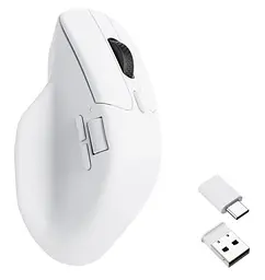 Миша Keychron M6 BT/WL/USB-A/USB-C White (M6-A3) - мініатюра 7