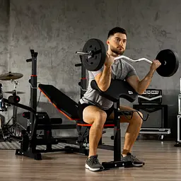 Лавка тренувальна Hop-Sport HS-1075 Pro із партою Скотта - мініатюра 19