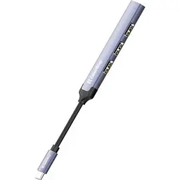 Концентратор ColorWay USB-C 4-в-1 USB2.0х3/USB3.0 (CW-HUB04) - мініатюра 5