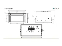 Витяжка вбудована Elica ENTER WH/A/52 - мініатюра 10