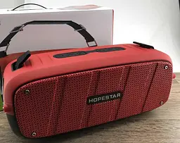 Rолонка Bluetooth Hopestar A20 55W бездротова акустика портативна червона - мініатюра 2