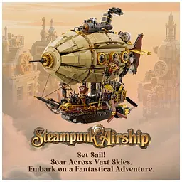 Конструктор Pantasy Original Дирижабль Steampunk (85021) - мініатюра 2