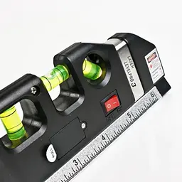 Лазерний рівень з рулеткою FIXIT Laser Level PRO 3 3-в-1, з лінійкою, 2.5 м, на батарейках - мініатюра 3