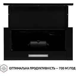 Витяжка телескопічна Perfelli TL 6333 BL 700 LED Glass - мініатюра 7