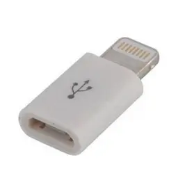 Перехідник Lightning (M) - microUSB (F), білий, Lapara