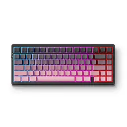 Ігрова механічна клавіатура Mchose G75 Pro / Три режими підключення / Matcha Latte Switch / Pink