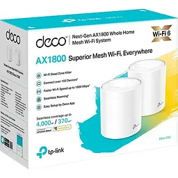 Wi-Fi Mesh система TP-Link Deco X20 2-Pack [119517] - мініатюра 3