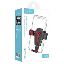 Холдер Hoco CA22 Black/Red (Кріплення Вентиляційна грати) - мініатюра 5