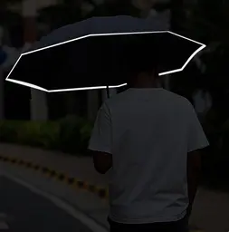 Парасоля складна автоматична з ліхтариком Xiaomi Zuodu (ZD002-LED) Black - мініатюра 7