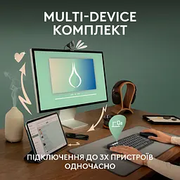 Комплект (клавіатура + миша) Logitech Pebble 2 Combo Graphite (920-012239) UA [141507] - мініатюра 8