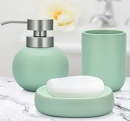 Набір аксесуарів Aquamarine для ванної кімнати Fissman van0000654 - мініатюра 6