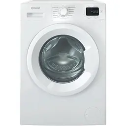Пральна машина Indesit фронтальна, 6кг, 1000, A+++, 44.6см, дисплей, пара, інвертор, білий