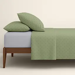 Комплект постільної білизни Cosas Olive CS7 Сімейний оливковий (OliveDots_El180x30-52Grey_160x2) - мініатюра 2