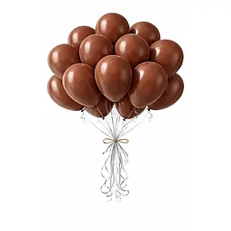 Повітряні надувні кульки HTOP Balloons Party 12 дюймів 100 шт. яскраві товари аксесуари для свята Коричневий
