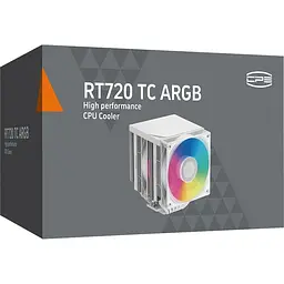 Кулер для процесора PcCooler PсCOOLER RT720 TC ARGB White (RT720TC-WHAWYX-GL) - мініатюра 7