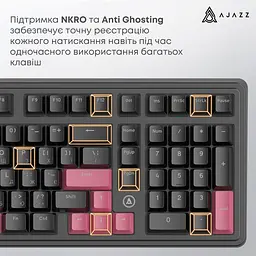 Клавіатура Ajazz AK980 Red Switch USB UA Black (AK980-R-BR) [156874] - мініатюра 11