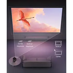 Проектор BYINTEK P19 Pro портативний міні 3D 7800 mAh WiFi Android 9 FullHD 1080 4K - мініатюра 2