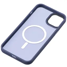 Чехол 2Е Basic для iPhone 15 Plus, Soft Touch MagSafe Cover, синий темный 2E teh0019407 - миниатюра 3