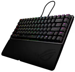 Клавіатура ASUS ROG Falcata Split 83key Magnetic Switch USB-A/WL/BT EN RGB Black (90MP043H-BKUA20) - мініатюра 3