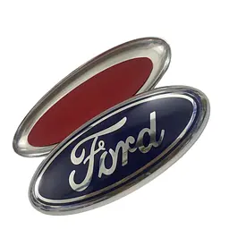 Емблема задня Ford синя 175х74 мм метал (на скотчі) - мініатюра 2