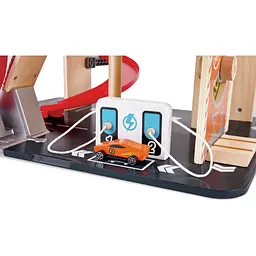 Автотрек Hape з гаражем і машинками (E3019) - мініатюра 4